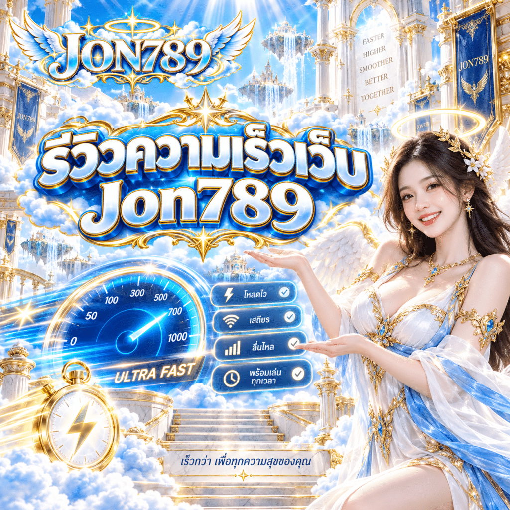 รีวิวความเร็วเว็บ Jon789 จากการลองใช้งานหลายจังหวะ ดูว่าเร็วจริงตรงไหนบ้าง